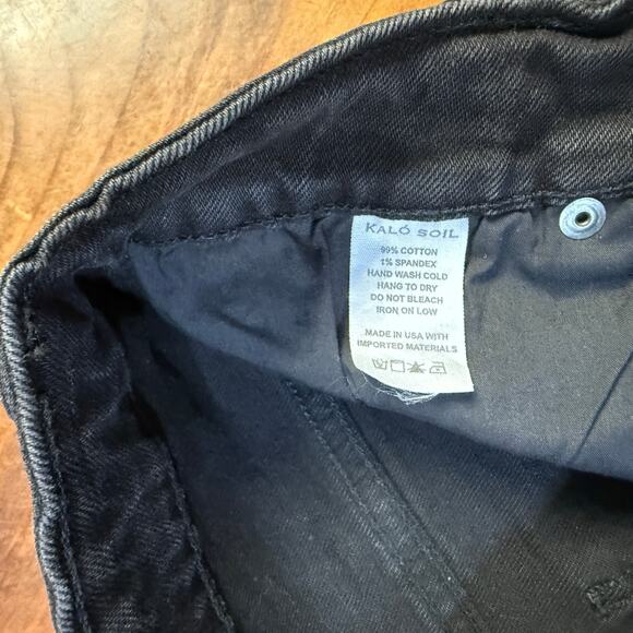 Kolo Soil Women's jeans 28 High Rise Stretch Denim Cotton Los Angeles Button G17 - Picture 5 of 7